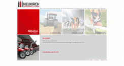 Desktop Screenshot of neukirch-landmaschinen.de